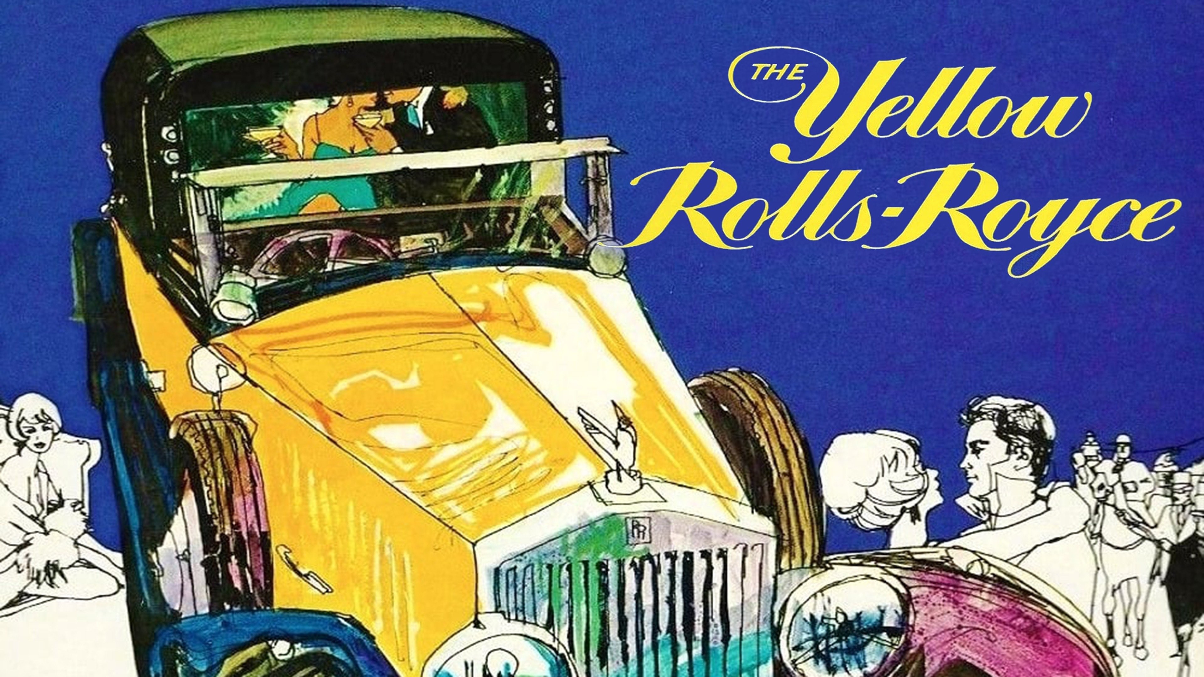 The Yellow RollsRoyce Italian fotobusta movie poster  illustraction  Gallery